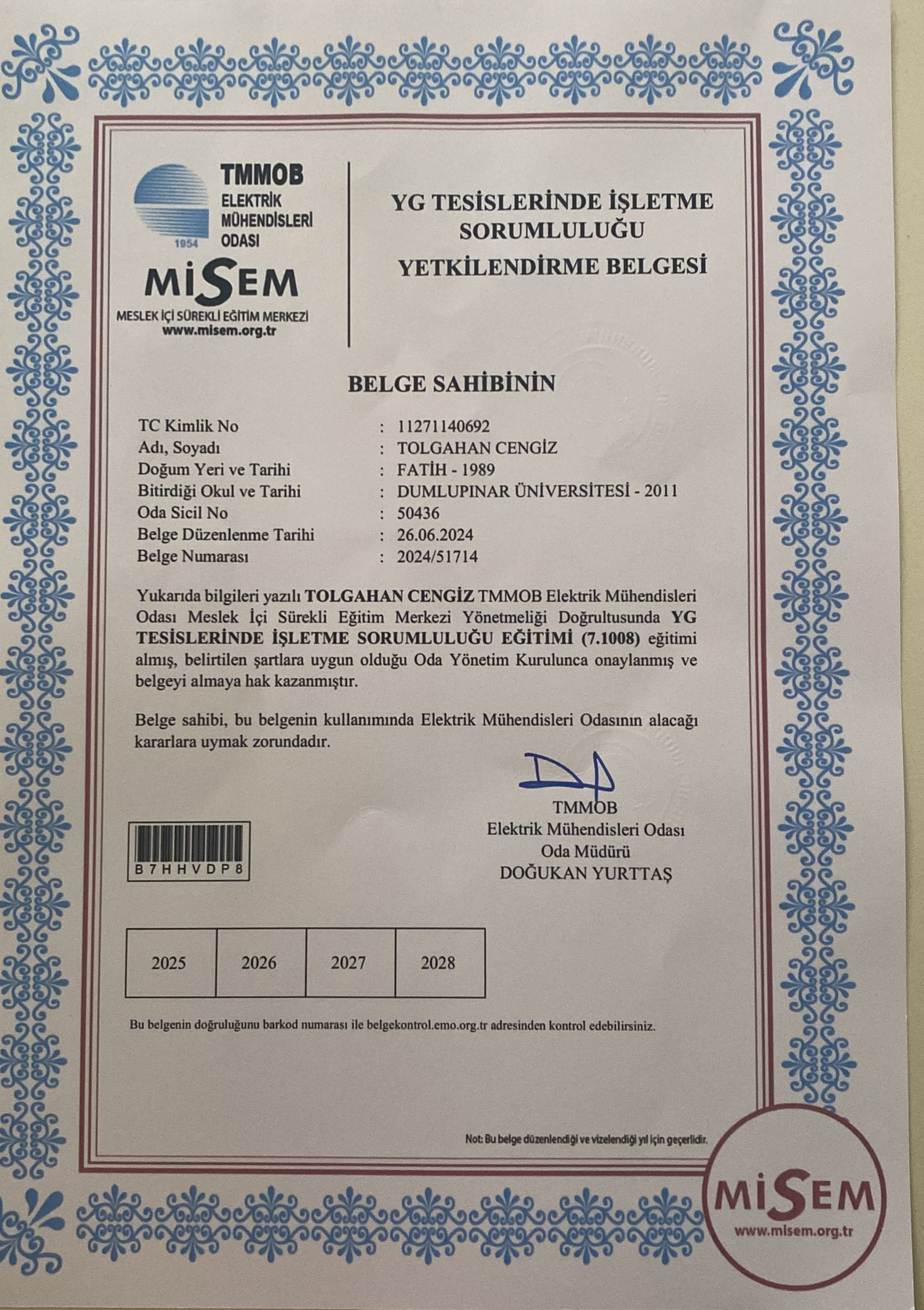 yetkili belge 1